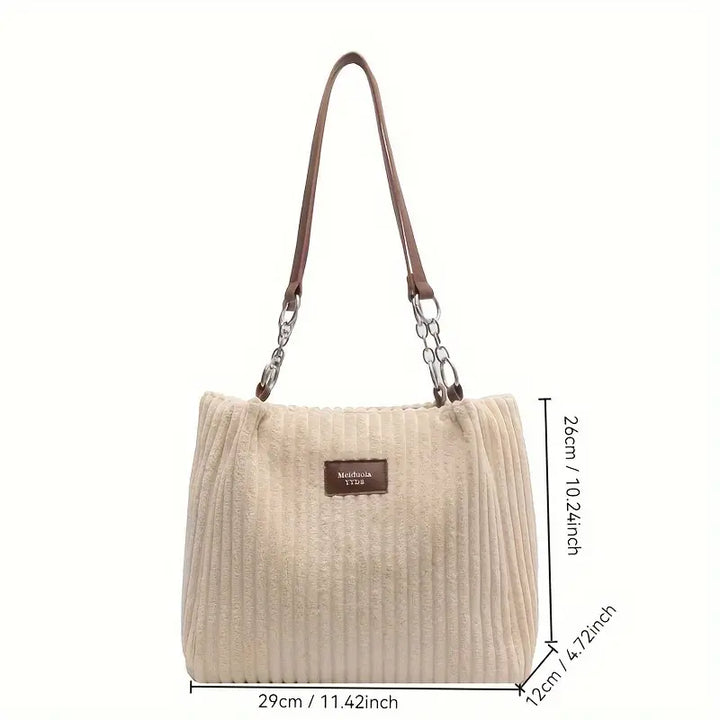 Rachel Corduroy Tote Bag