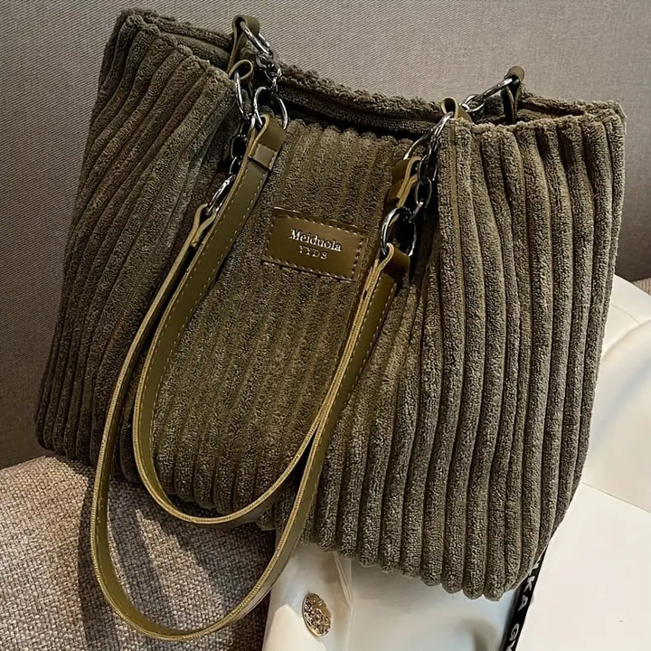 Rachel Corduroy Tote Bag
