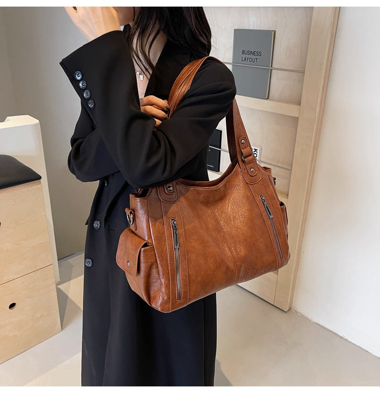 Constance Classic Leather Tote Bag