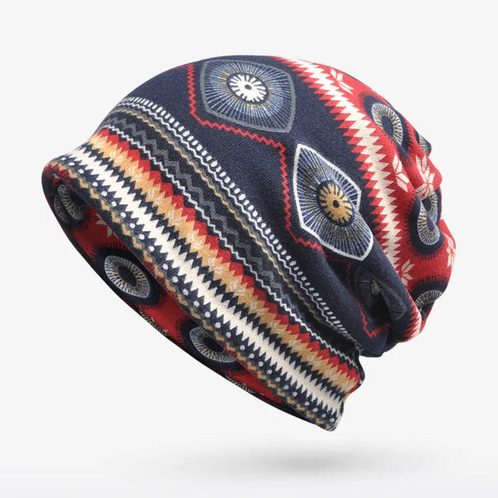 Quentin Retro Elegance Knit Beanie Bonnet Turban