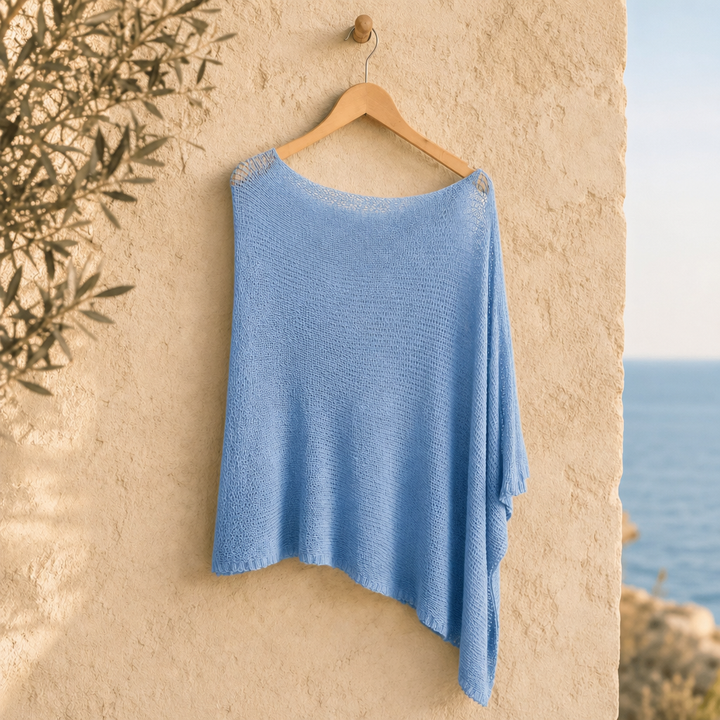 Melissa | Lightweight Fleece Summer Poncho