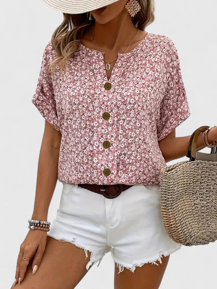 Marion | Flattering Floral Summer Top
