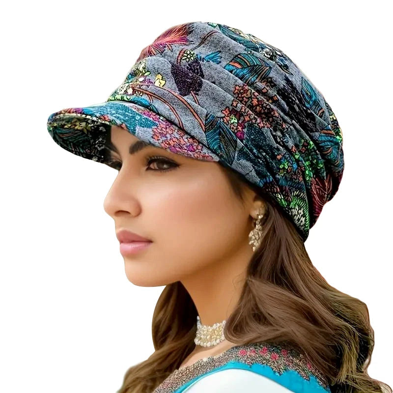 Zoé Velvet Brim Cap