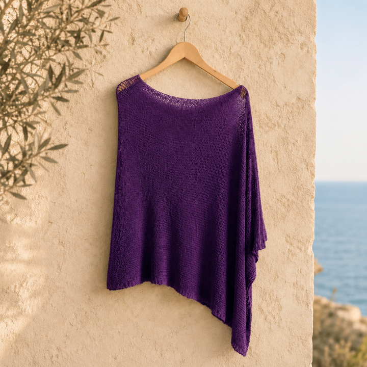Melissa | Lightweight Fleece Summer Poncho