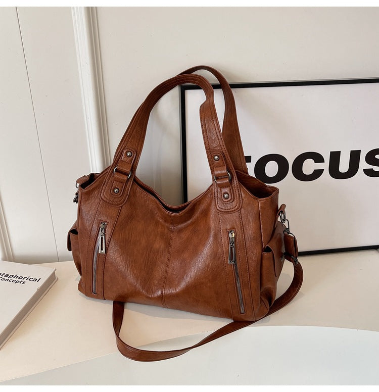 Constance Classic Leather Tote Bag