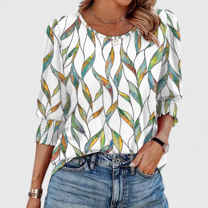 Amandine | Flattering Smocked Top