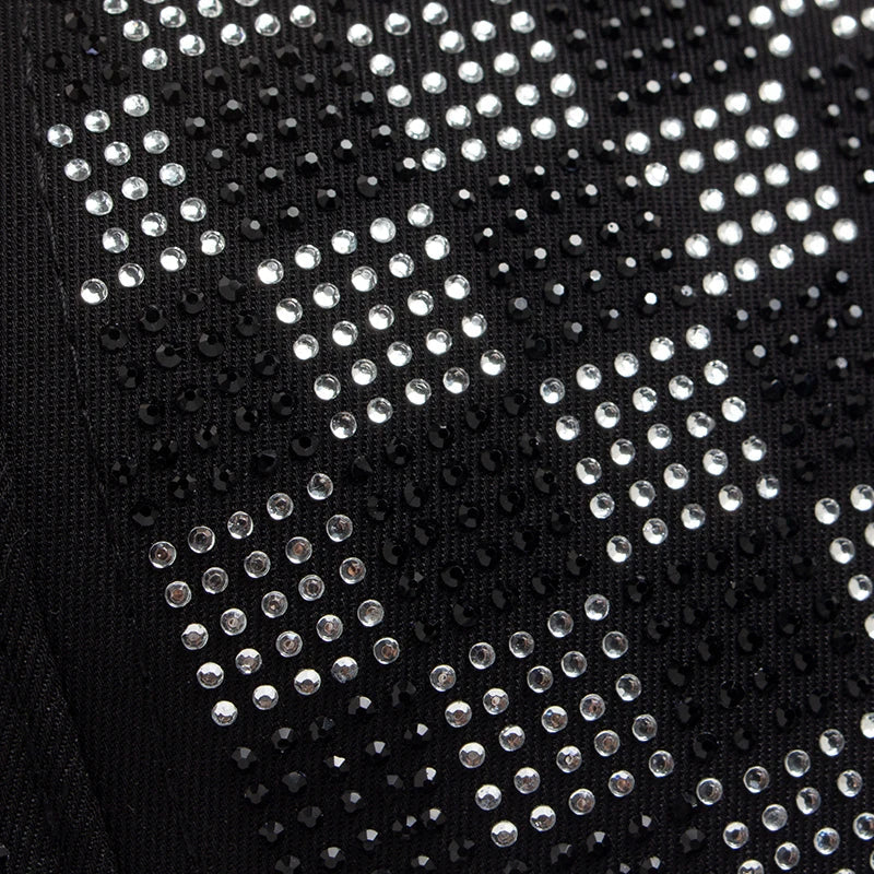 Romain Crystal Grid Cap