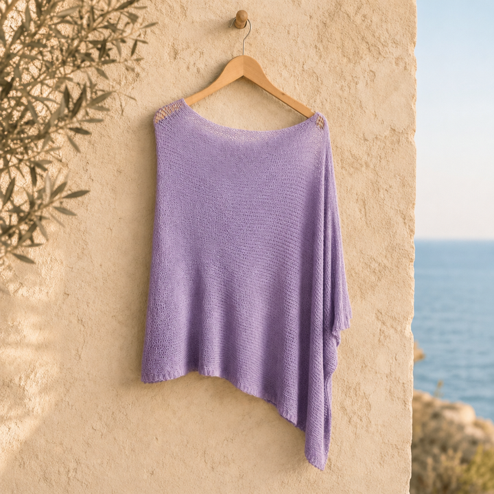 Melissa | Lightweight Fleece Summer Poncho