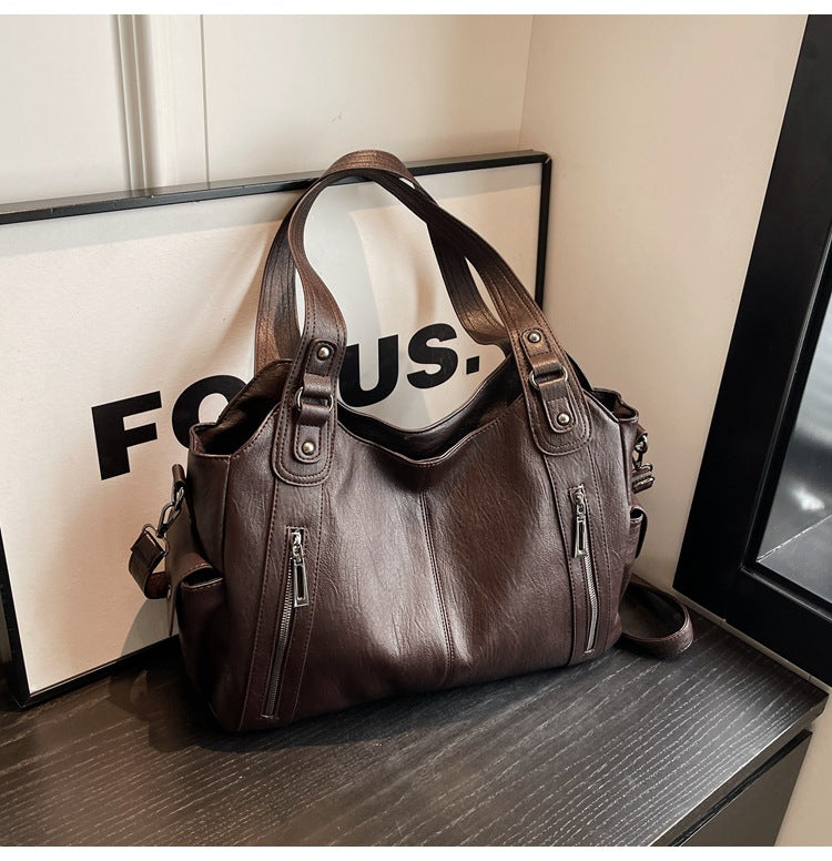 Constance Classic Leather Tote Bag