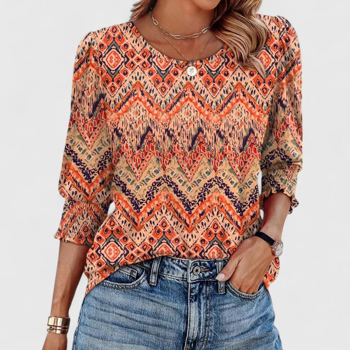 Amandine | Flattering Smocked Top