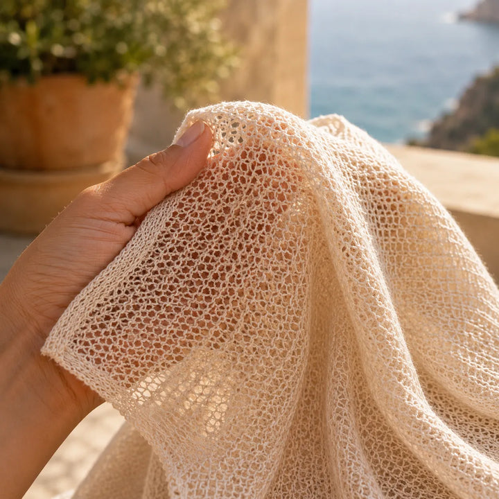 Melissa | Lightweight Fleece Summer Poncho