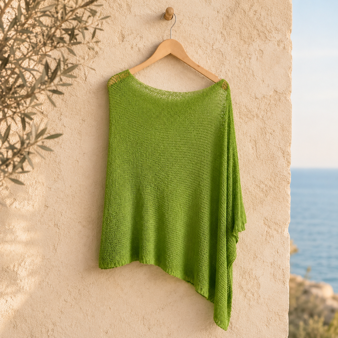 Melissa | Lightweight Fleece Summer Poncho