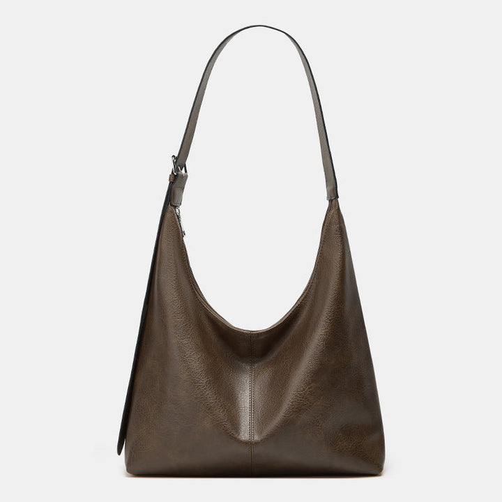 Allison Casual Solid Color Large Shoulder Crossbody Bag