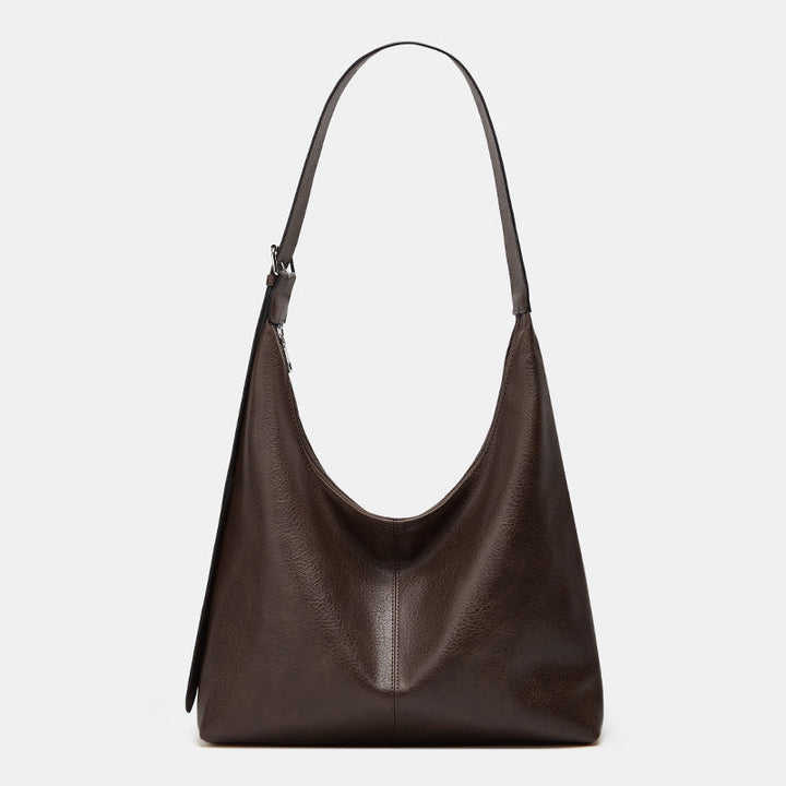 Allison Casual Solid Color Large Shoulder Crossbody Bag