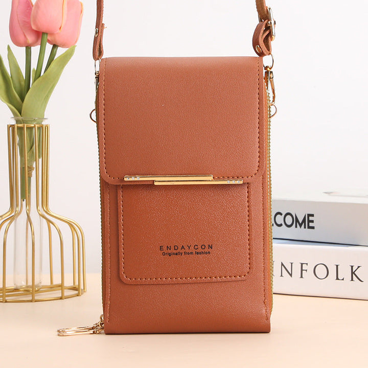 Héloïse Stylish Mobile Phone Messenger Bag with Touch Screen