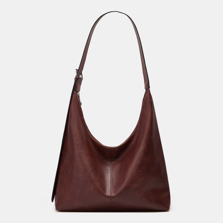 Allison Casual Solid Color Large Shoulder Crossbody Bag
