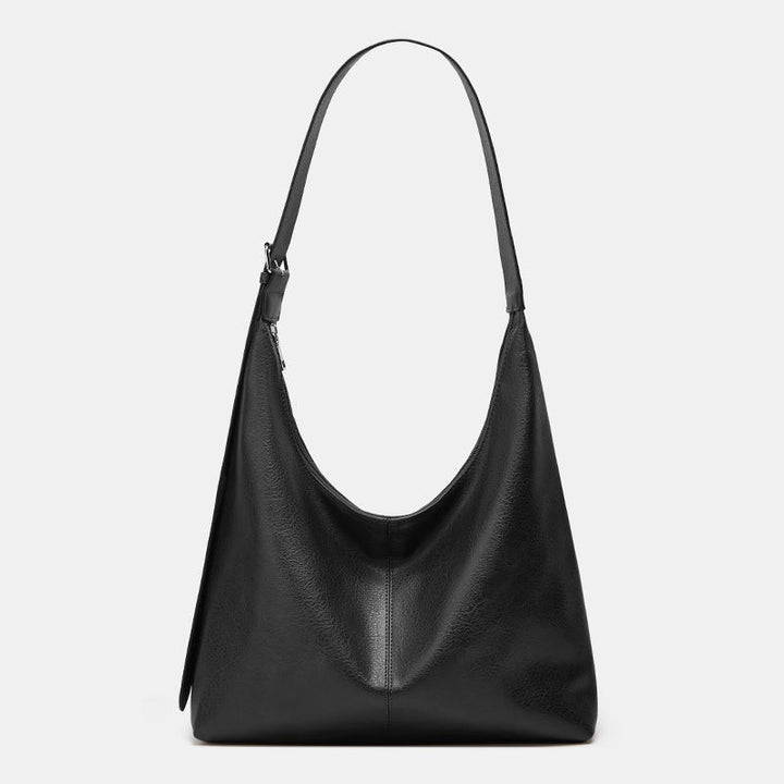 Allison Casual Solid Color Large Shoulder Crossbody Bag