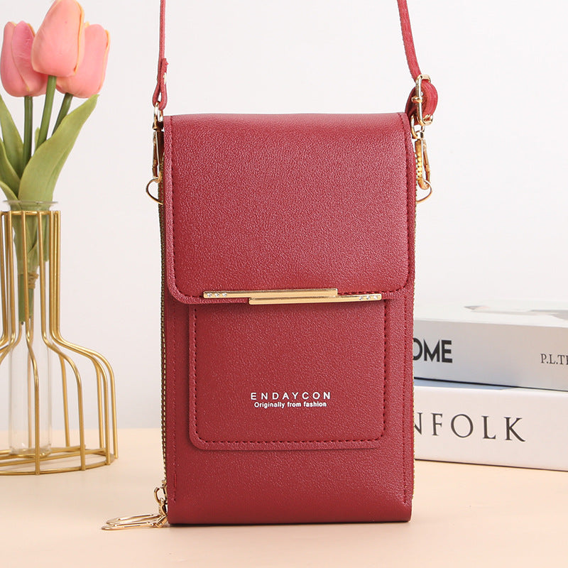 Héloïse Stylish Mobile Phone Messenger Bag with Touch Screen