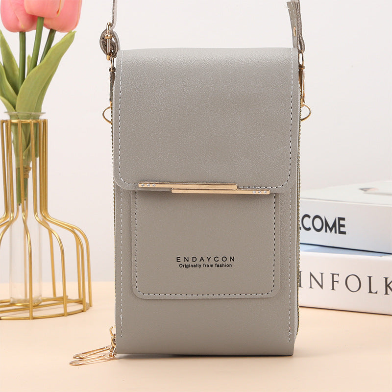 Héloïse Stylish Mobile Phone Messenger Bag with Touch Screen