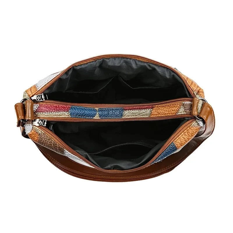 Victoire Chic Vintage Leather Bag