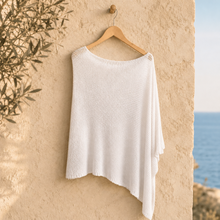Melissa | Lightweight Fleece Summer Poncho