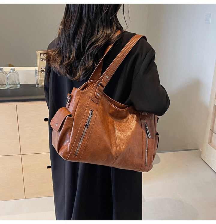 Constance Classic Leather Tote Bag
