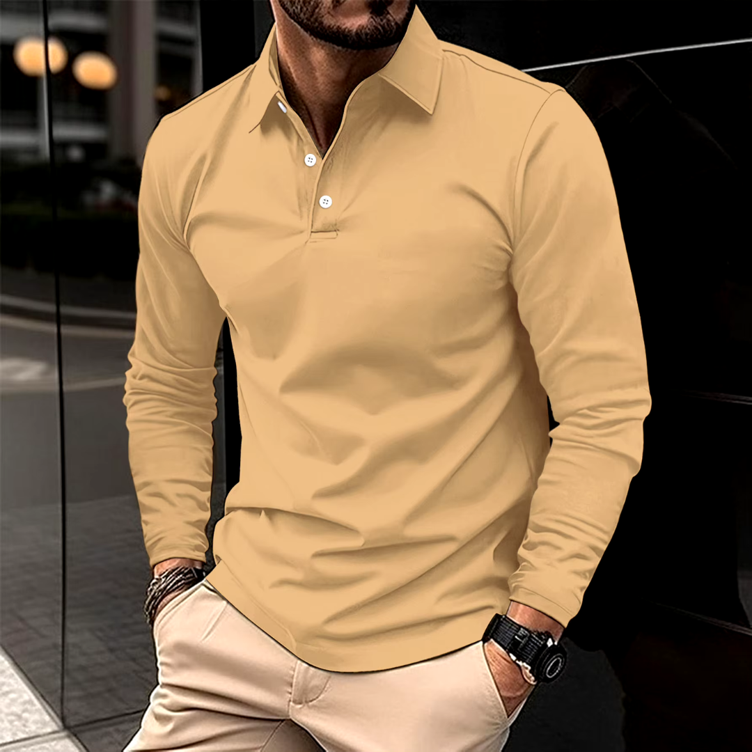 Baptiste | Everyday Comfort Long Sleeve Polo