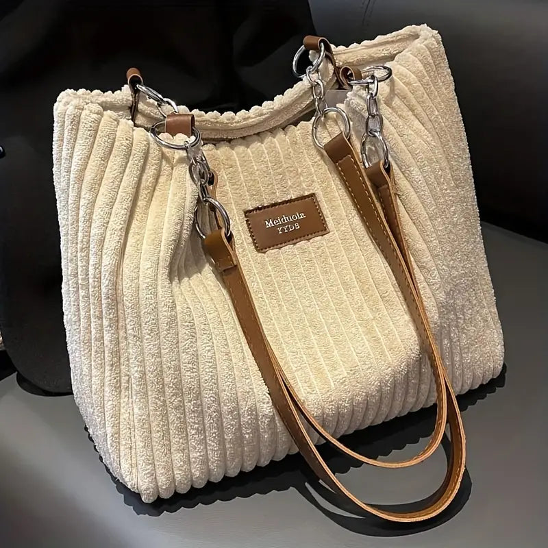 Rachel Corduroy Tote Bag