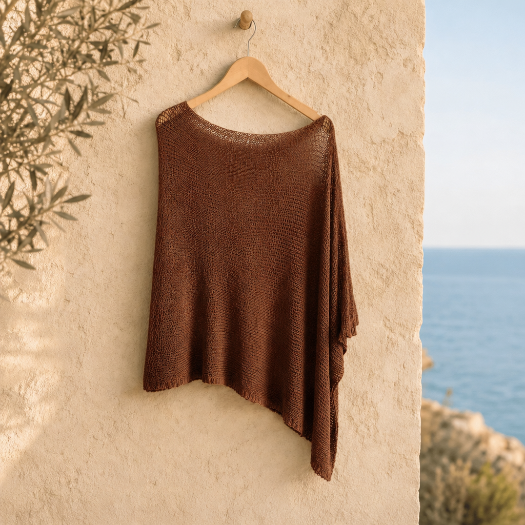 Melissa | Lightweight Fleece Summer Poncho