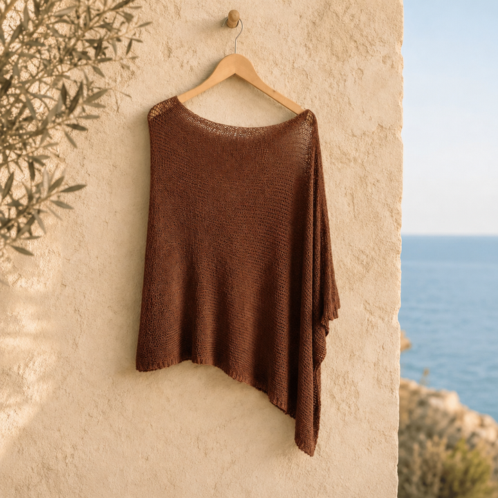Melissa | Lightweight Fleece Summer Poncho