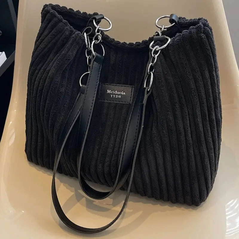 Rachel Corduroy Tote Bag