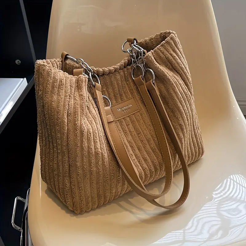 Rachel Corduroy Tote Bag