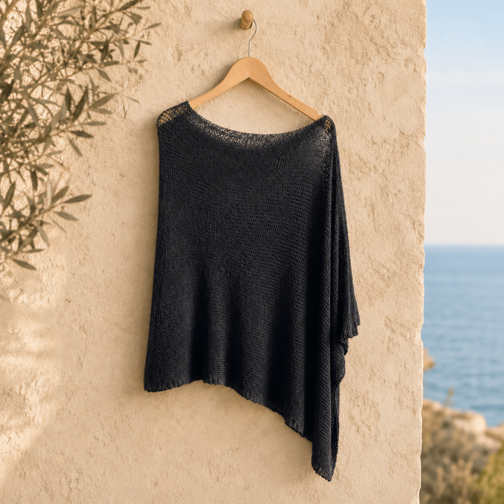 Melissa | Lightweight Fleece Summer Poncho