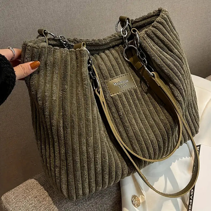 Rachel Corduroy Tote Bag