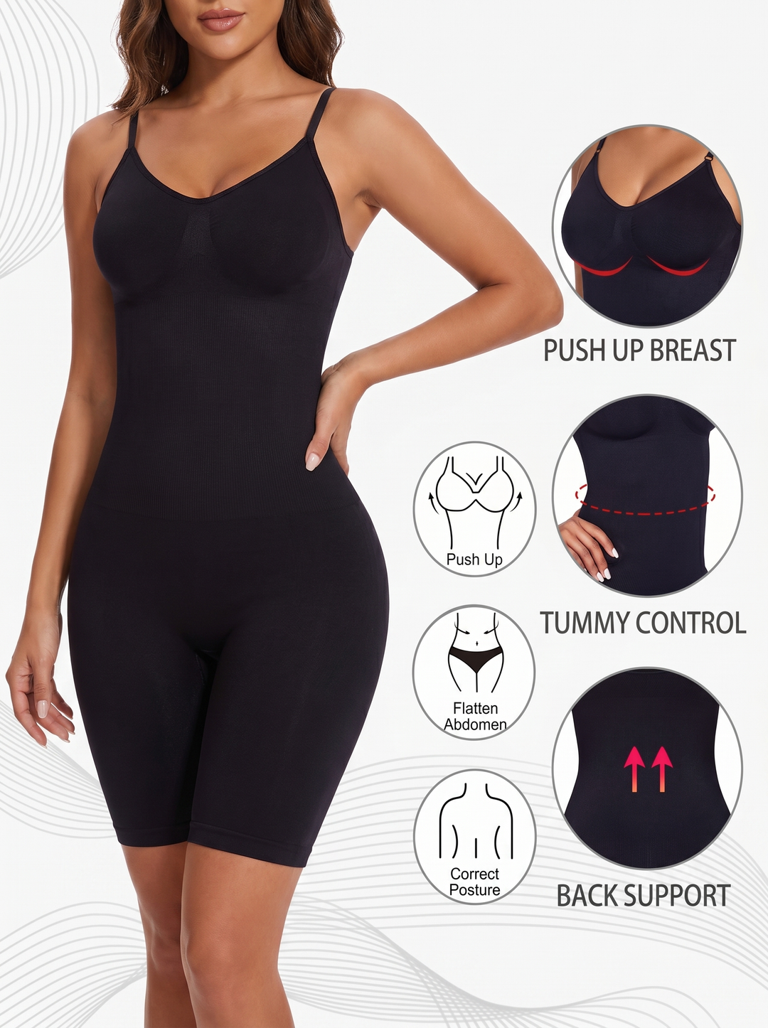 Rafall | Tummy Control Bodysuit