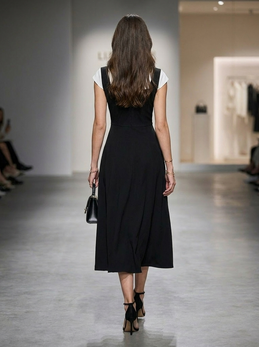 Brielle | Cap-Sleeve Waist Midi Dress