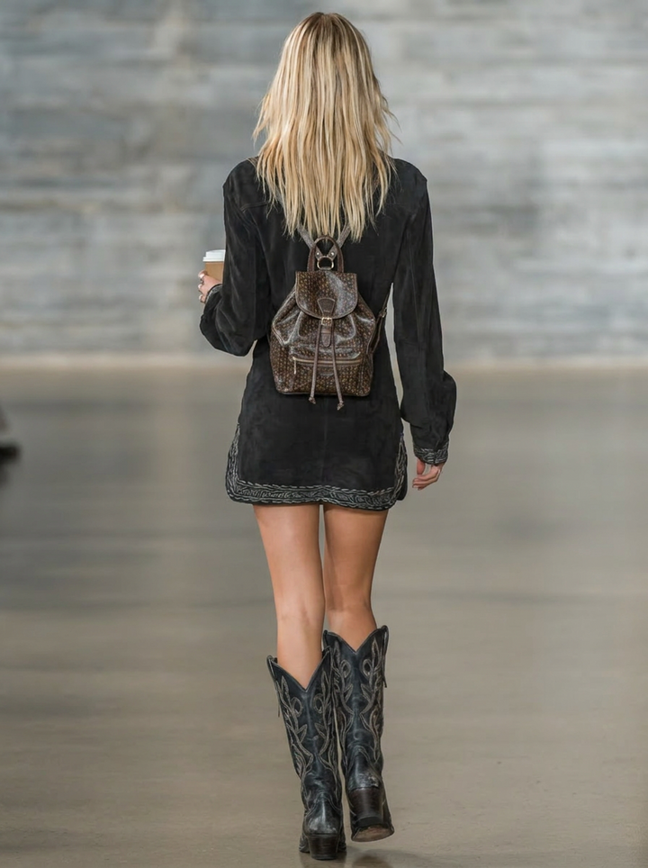 Summer | Long-Sleeve Mini Dress