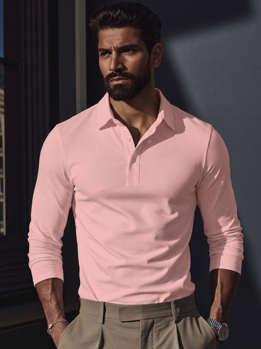 Baptiste | Everyday Comfort Long Sleeve Polo