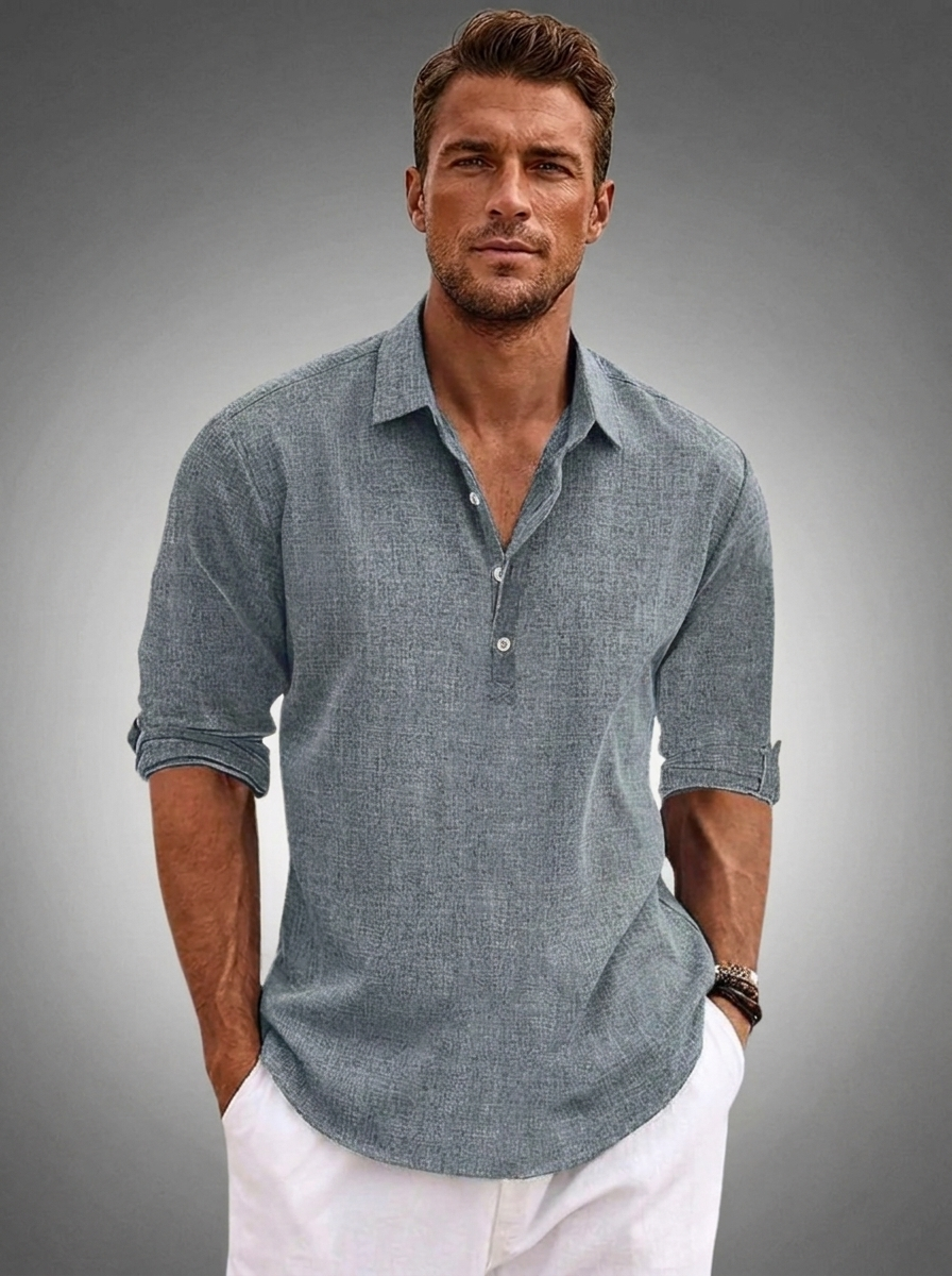 James | Refined Classic Button-Front Shirt