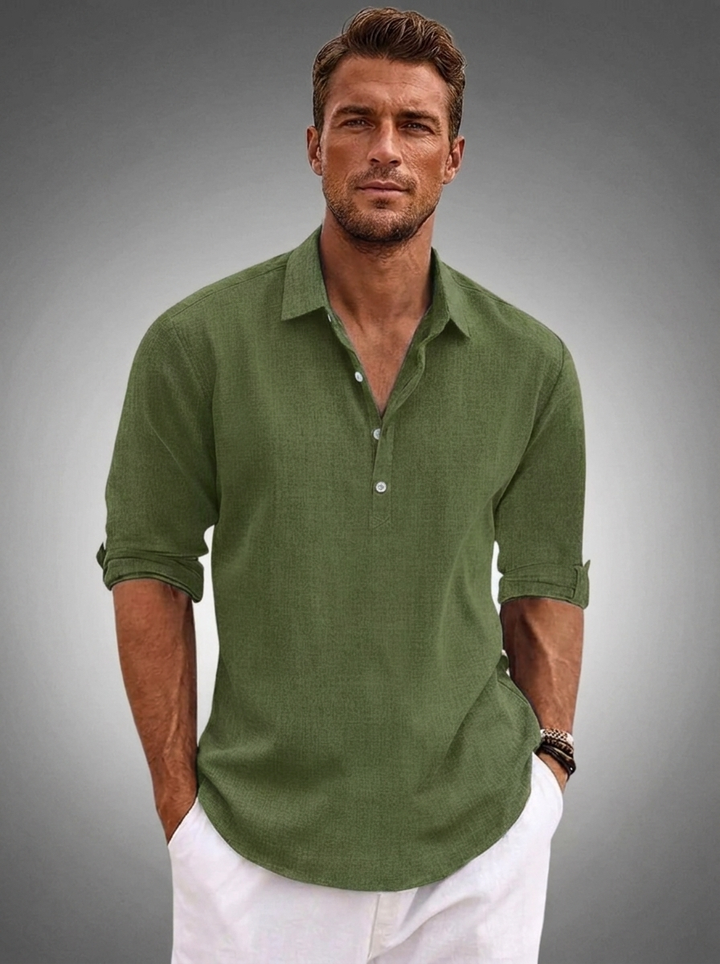 James | Refined Classic Button-Front Shirt