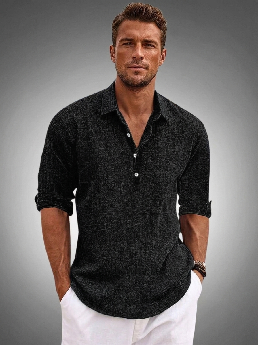 James | Refined Classic Button-Front Shirt