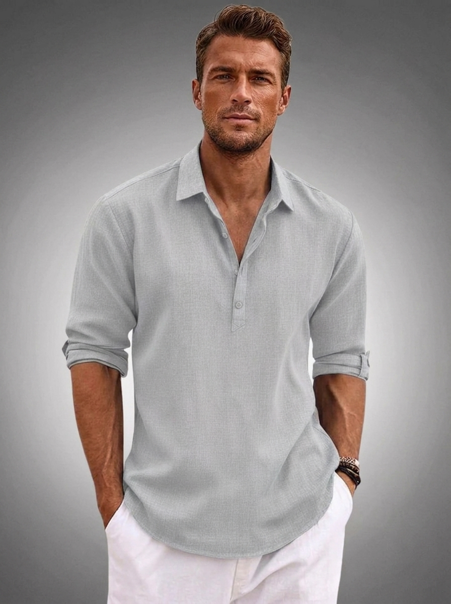 James | Refined Classic Button-Front Shirt