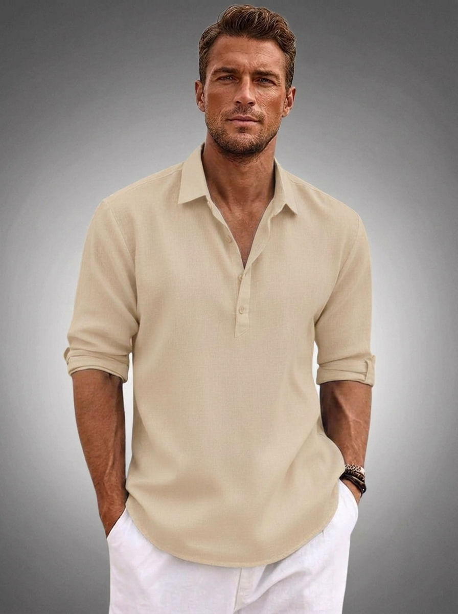 James | Refined Classic Button-Front Shirt