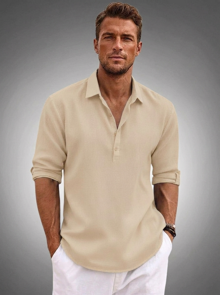 James | Refined Classic Button-Front Shirt