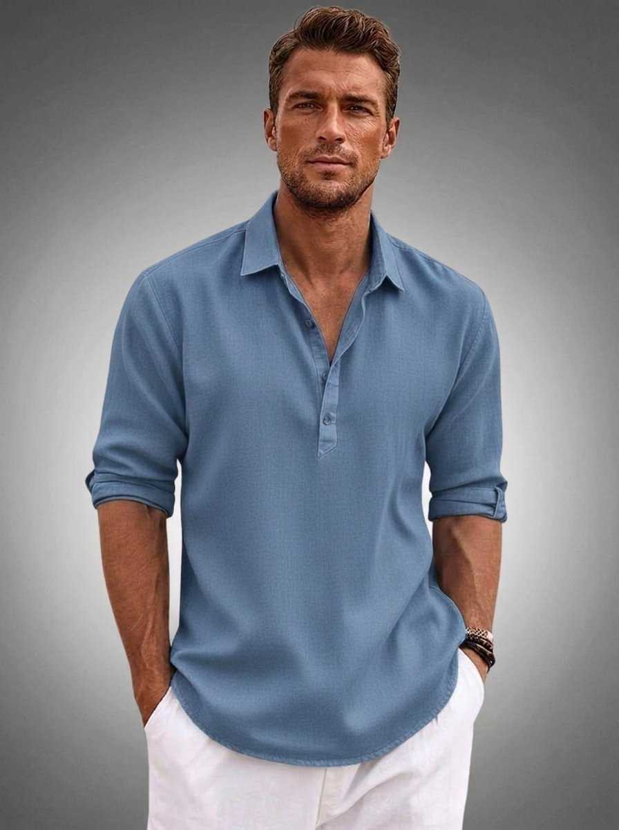 James | Refined Classic Button-Front Shirt