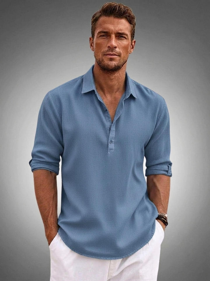 James | Refined Classic Button-Front Shirt