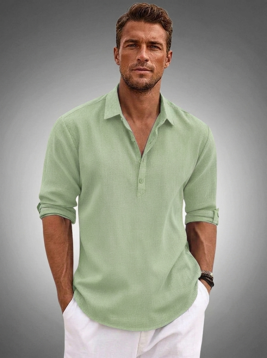 James | Refined Classic Button-Front Shirt
